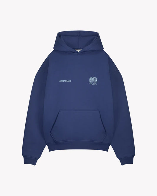 Saint Blanc Crest Hoodie Twilight Blue