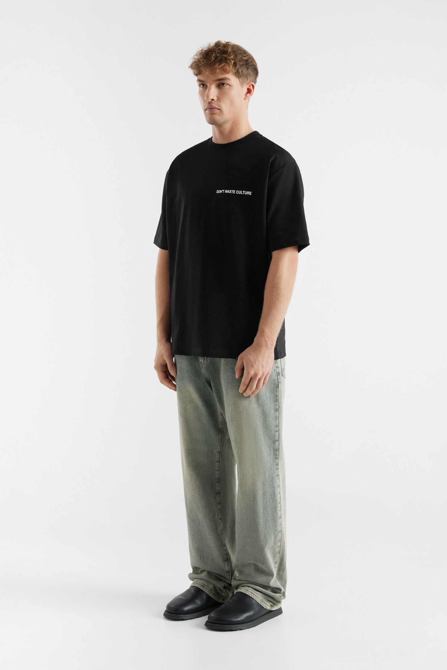 Don't Waste Culture Quinlan T-shirt Black
