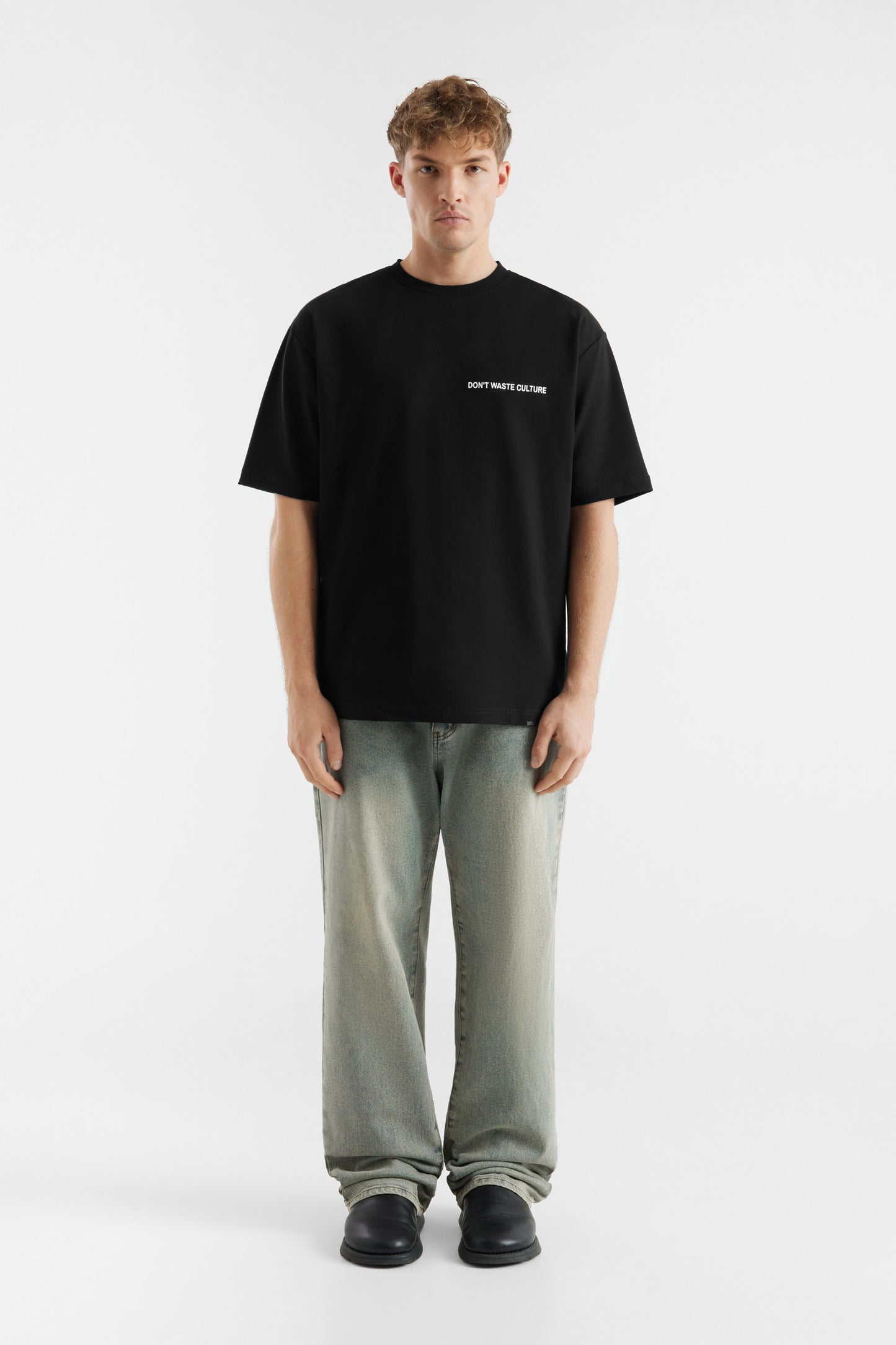 Don't Waste Culture Quinlan T-shirt Black