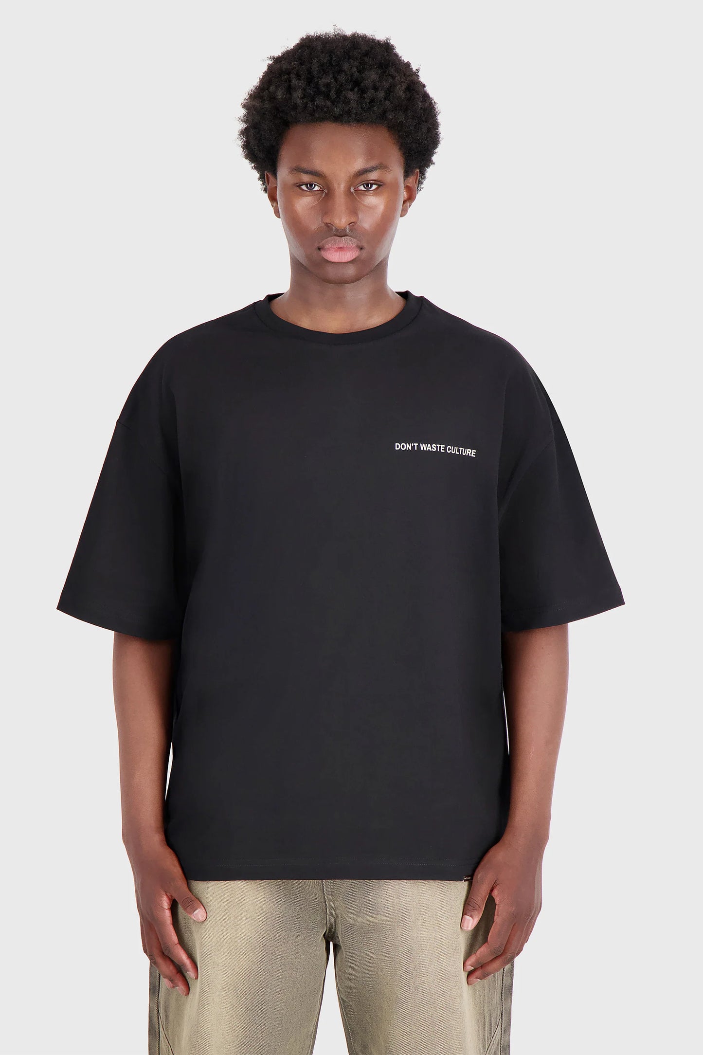 Don't Waste Culture Javari T-Shirt | Black