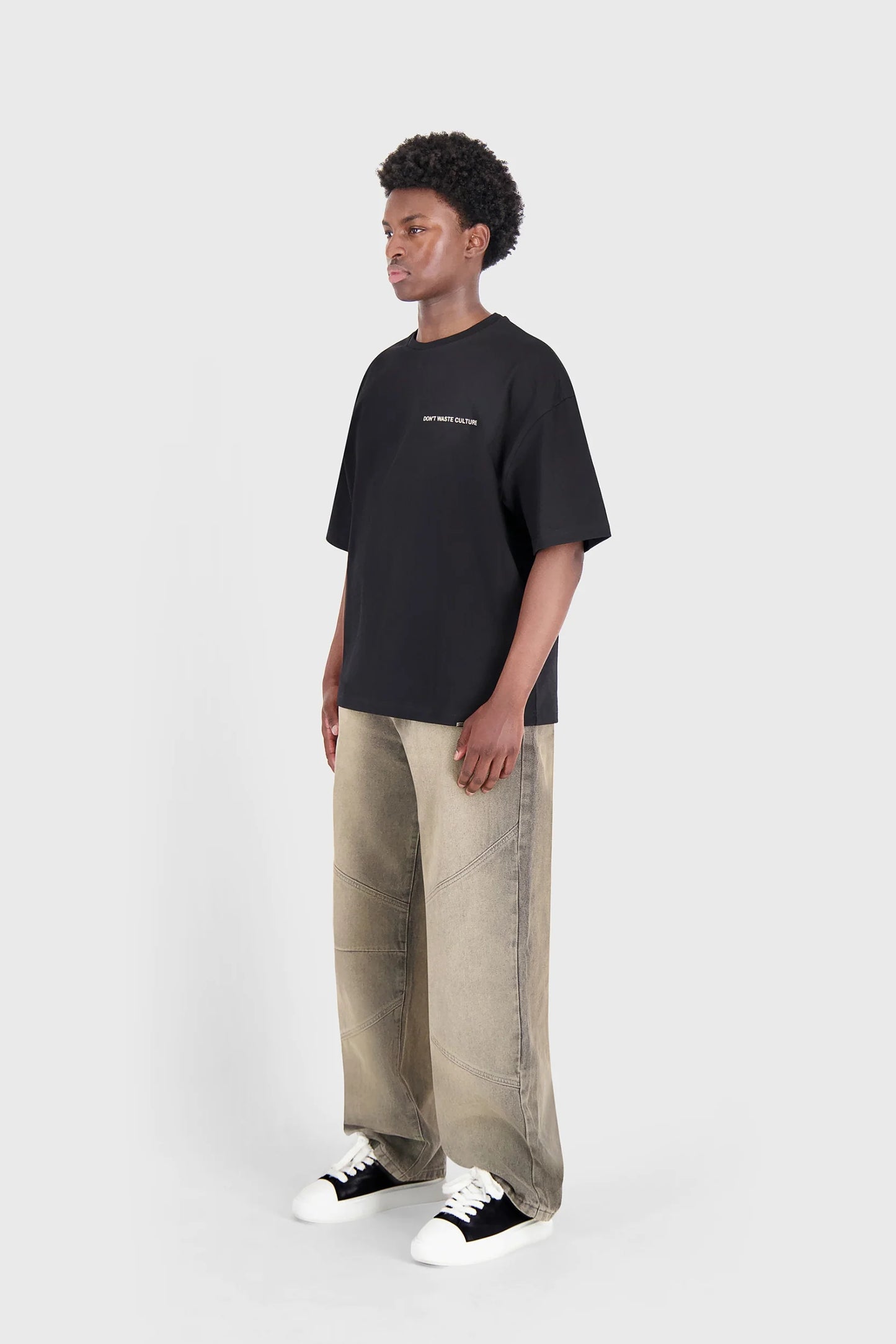 Don't Waste Culture Javari T-Shirt | Black