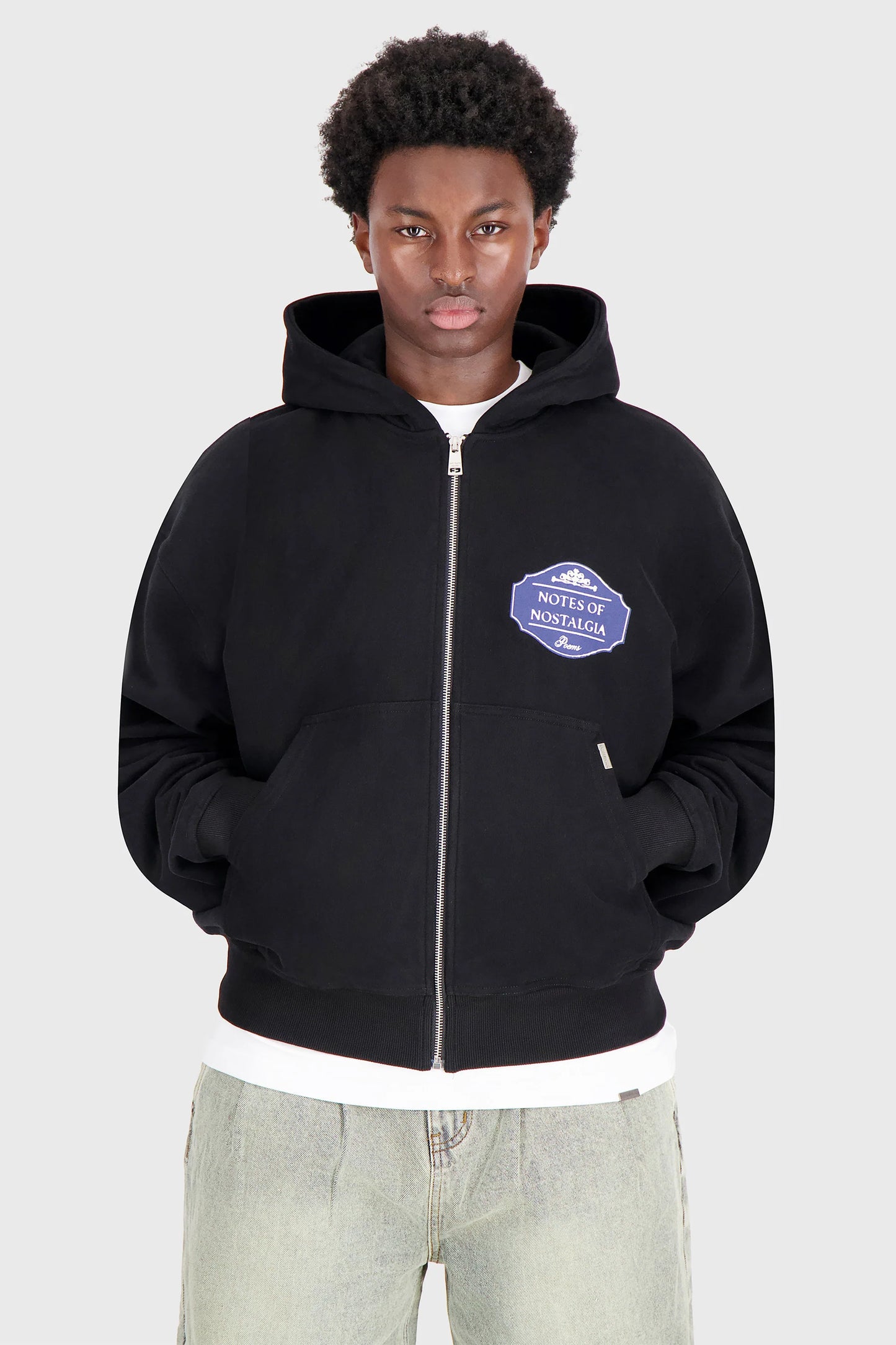 Don't Waste Culture Ulric Zipper Hoodie | Black