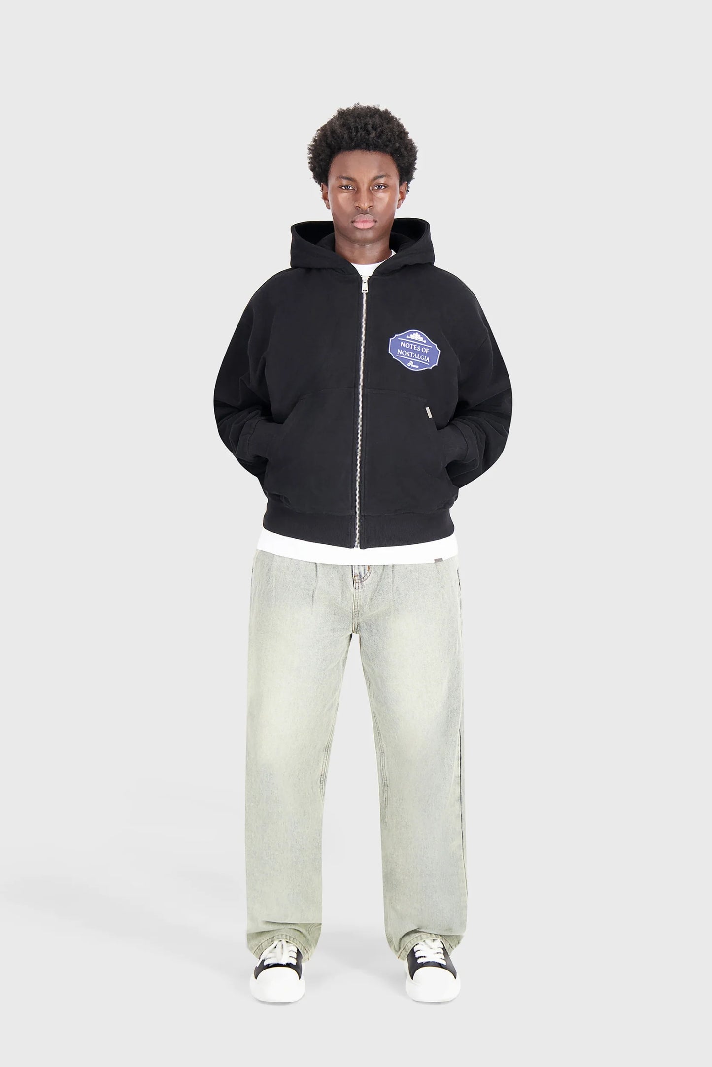 Don't Waste Culture Ulric Zipper Hoodie | Black