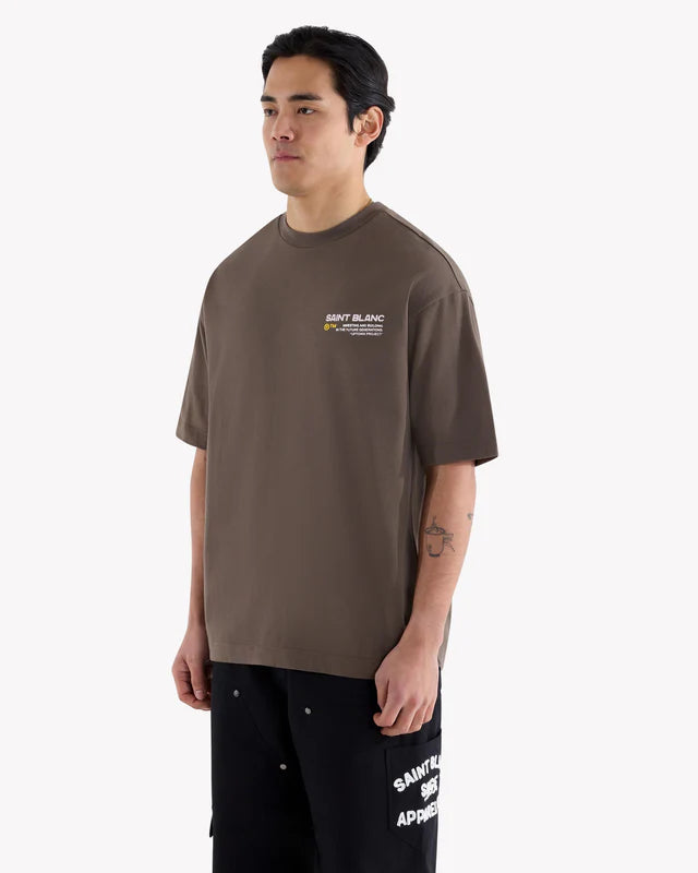 Saint Blanc Project T-shirt Major Brown