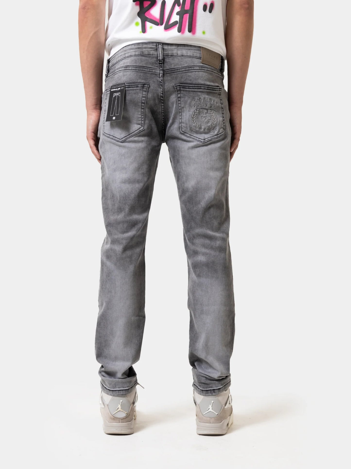 Xplct Studios Jeans Lichtgrijs