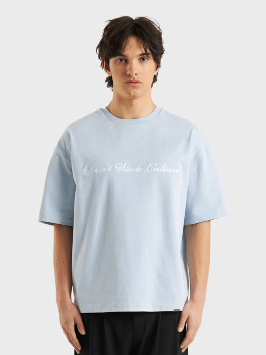Don't Waste Culture Suron T-shirt Light Blue