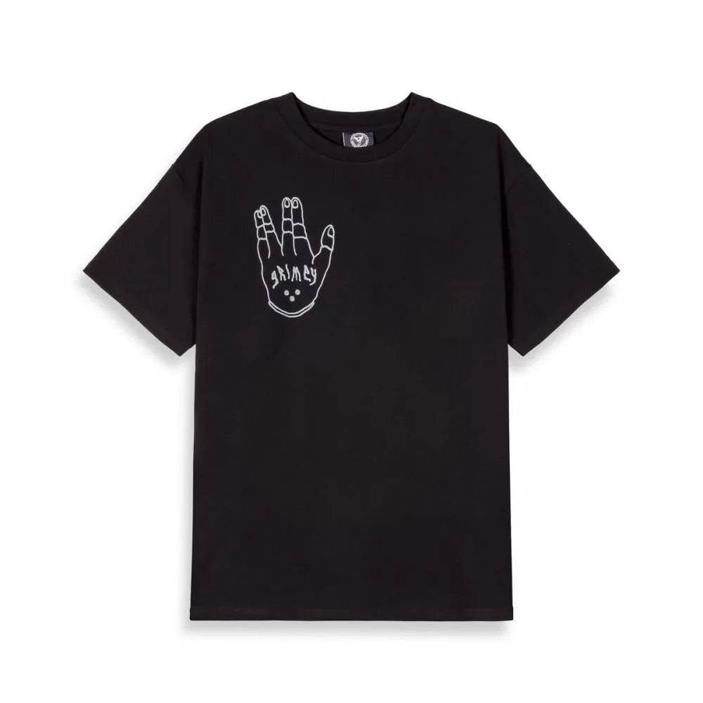 Grimey Peace Within The Glitzy Grillz Regular Tee Black