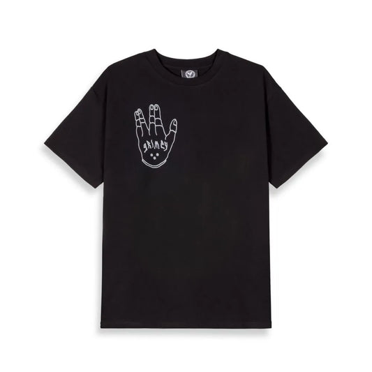 Grimey Peace Within The Glitzy Grillz Regular Tee Black