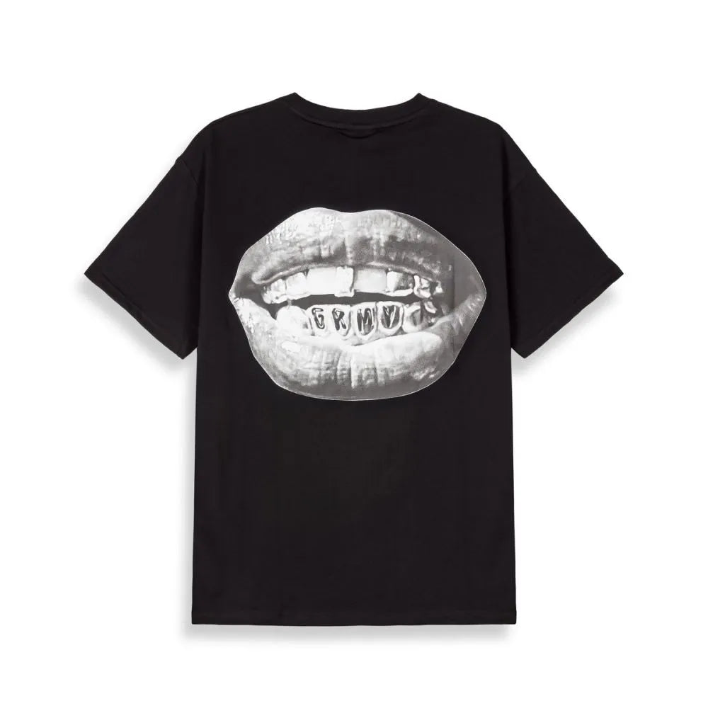 Grimey Peace Within The Glitzy Grillz Regular Tee Black