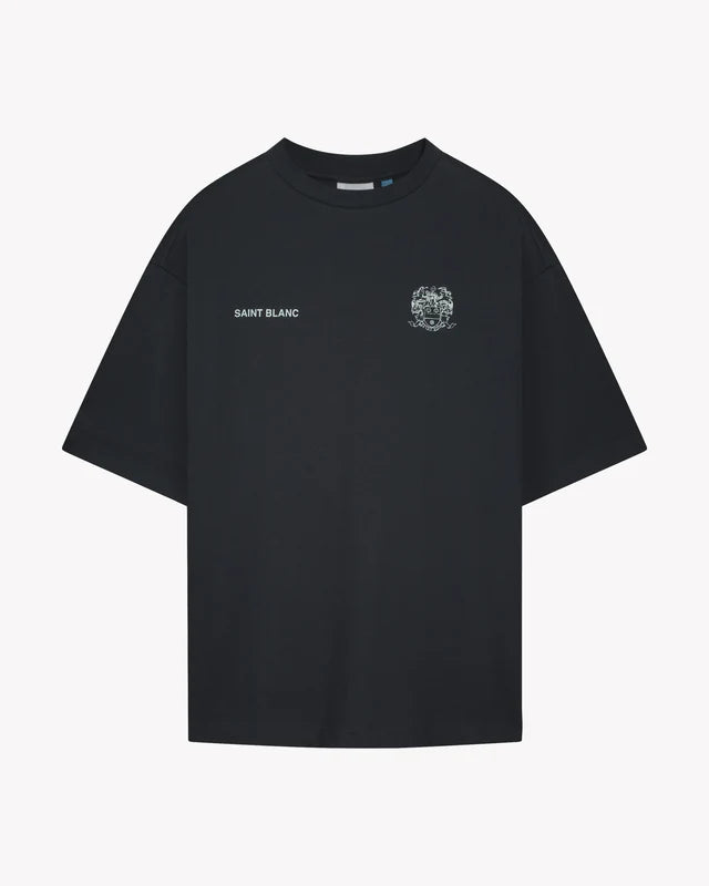 Saint Blanc Crest T-shirt Black