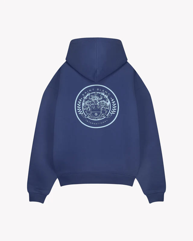 Saint Blanc Crest Hoodie Twilight Blue