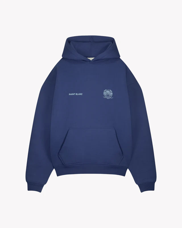 Saint Blanc Crest Hoodie Twilight Blue