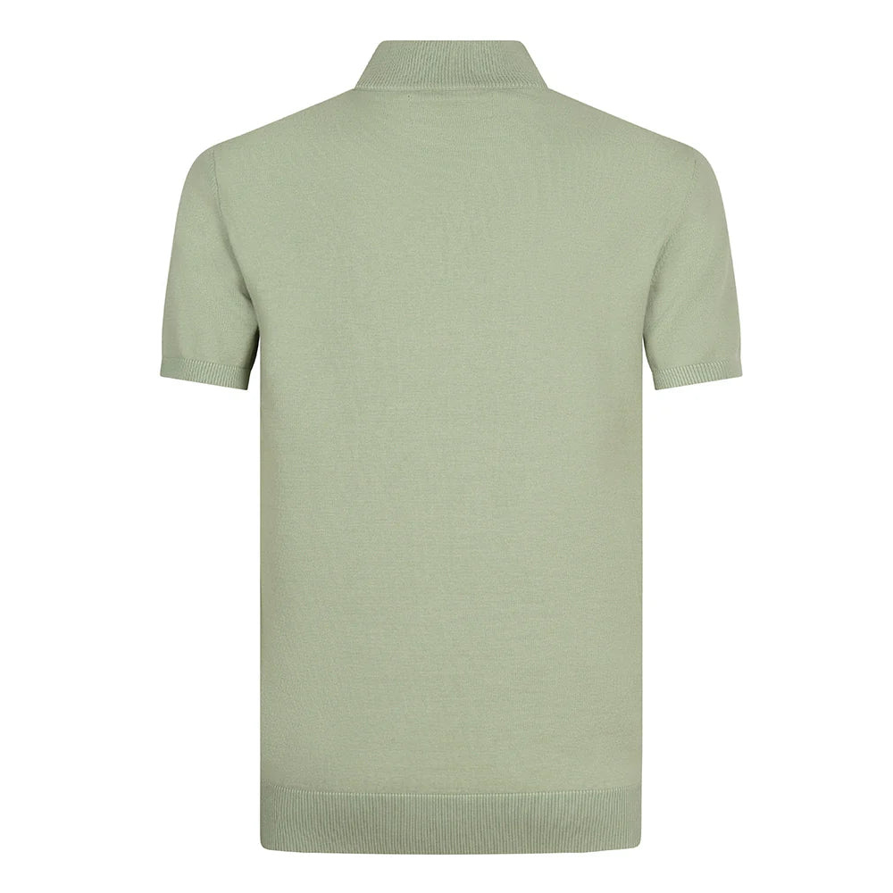 Radical half zip cardigan shirt olive green