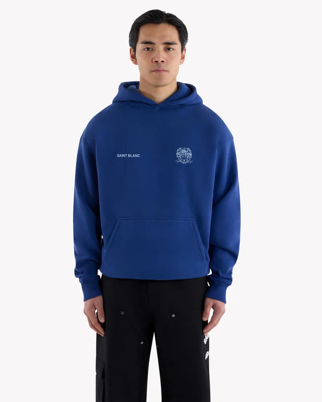 Saint Blanc Crest Hoodie Twilight Blue