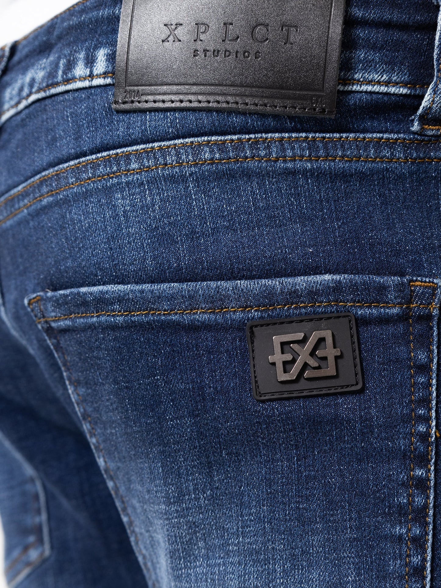 Xplct Studios Jeans Blauw