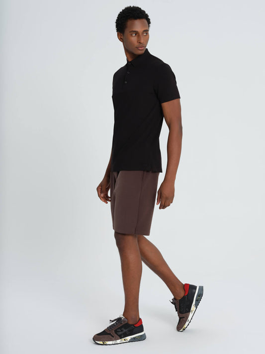 Dadado Black Bari Polo Short Sleeve