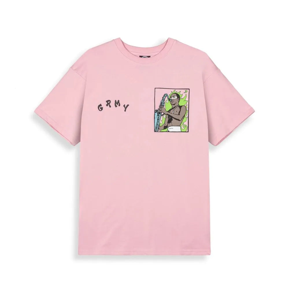 Grimey The Trouble Sleep Regular Tee Light Pink