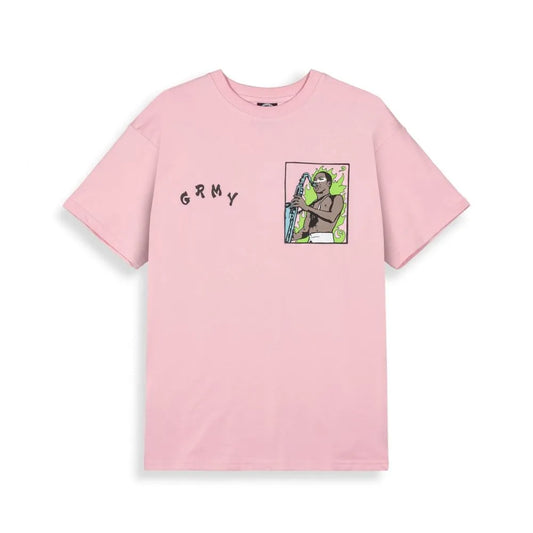Grimey The Trouble Sleep Regular Tee Light Pink