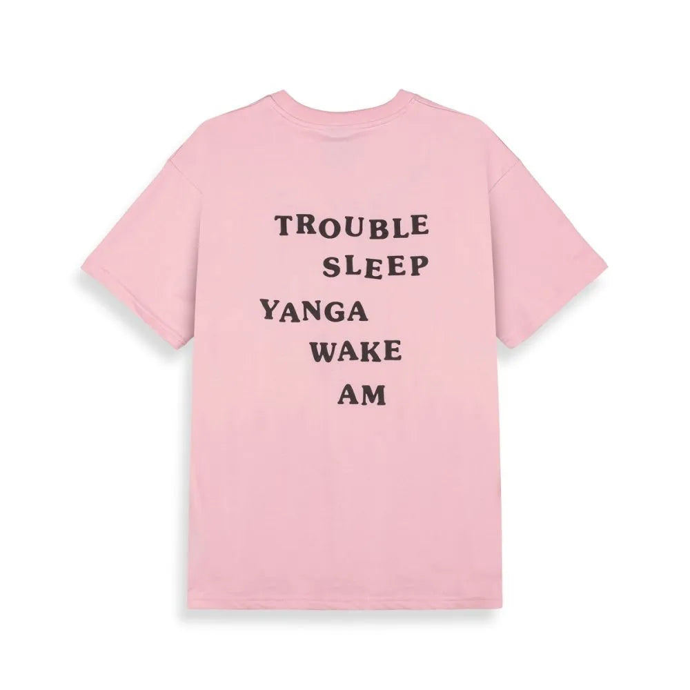 Grimey The Trouble Sleep Regular Tee Light Pink