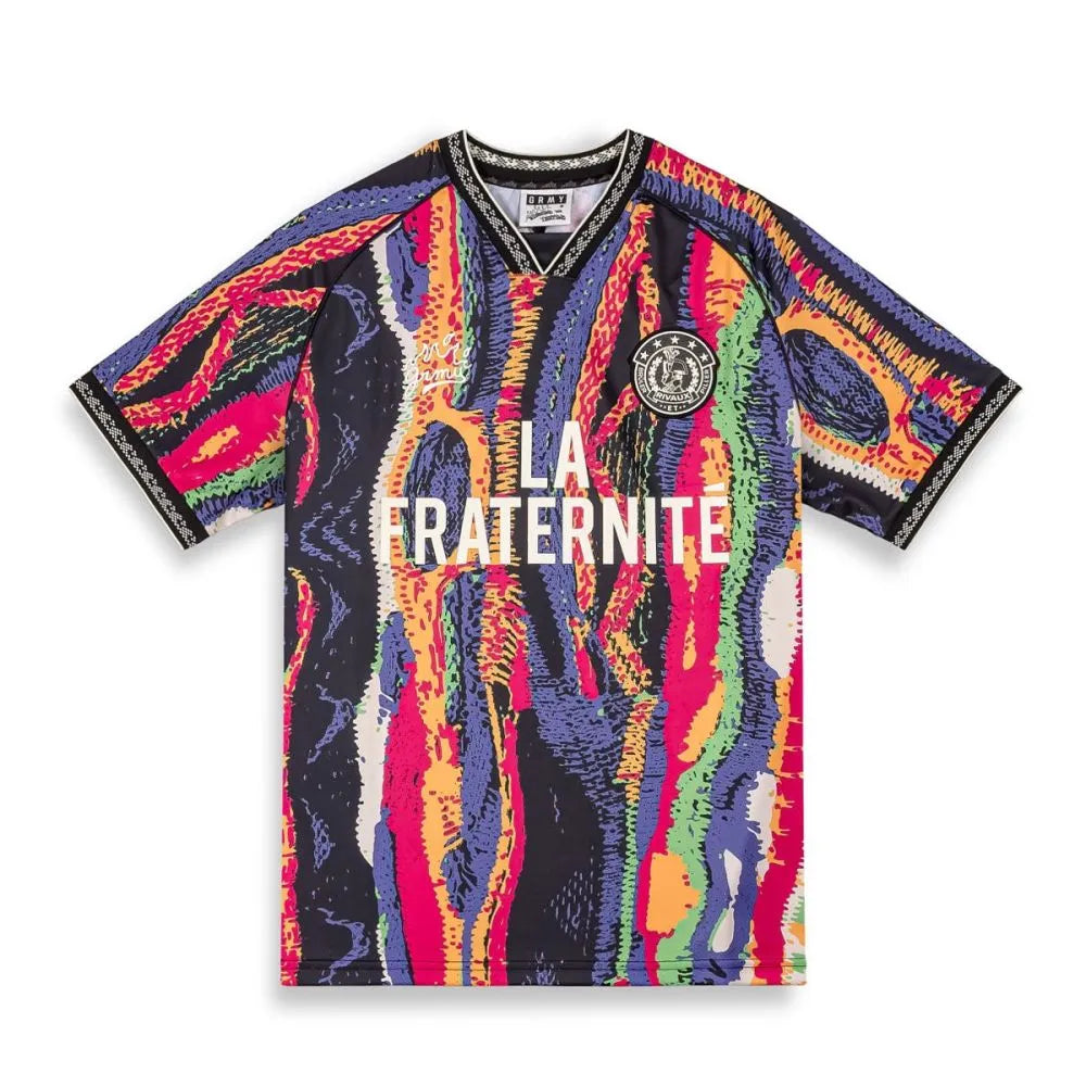 Grimey La Fraternite Soccer Tee Multicolor
