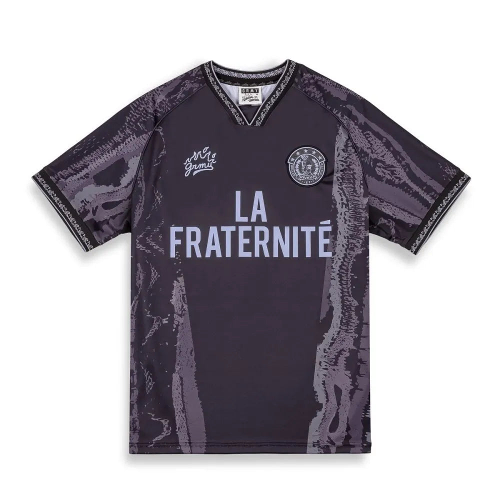 Grimey La Fraternite Rivaux Soccer Tee Black