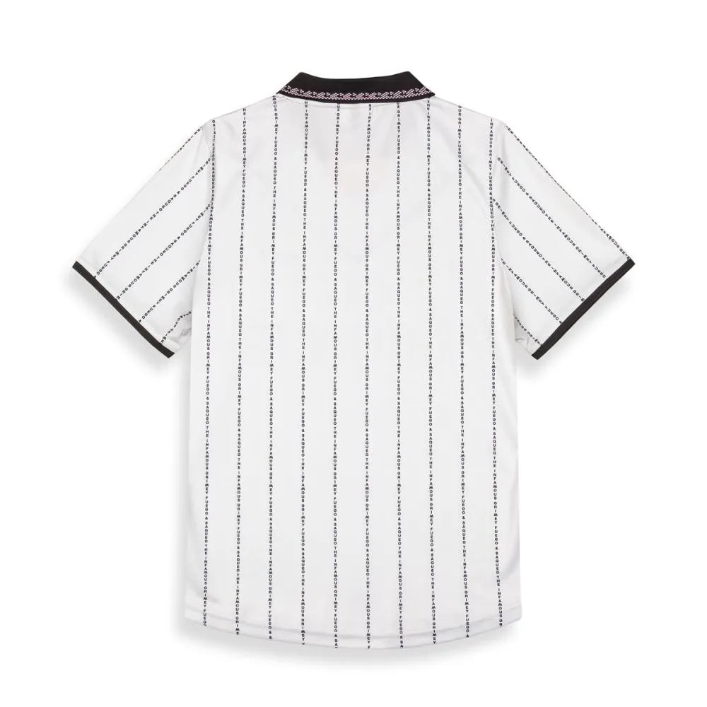 Grimey La Fraternite Bruler Piller Soccer Tee Off White